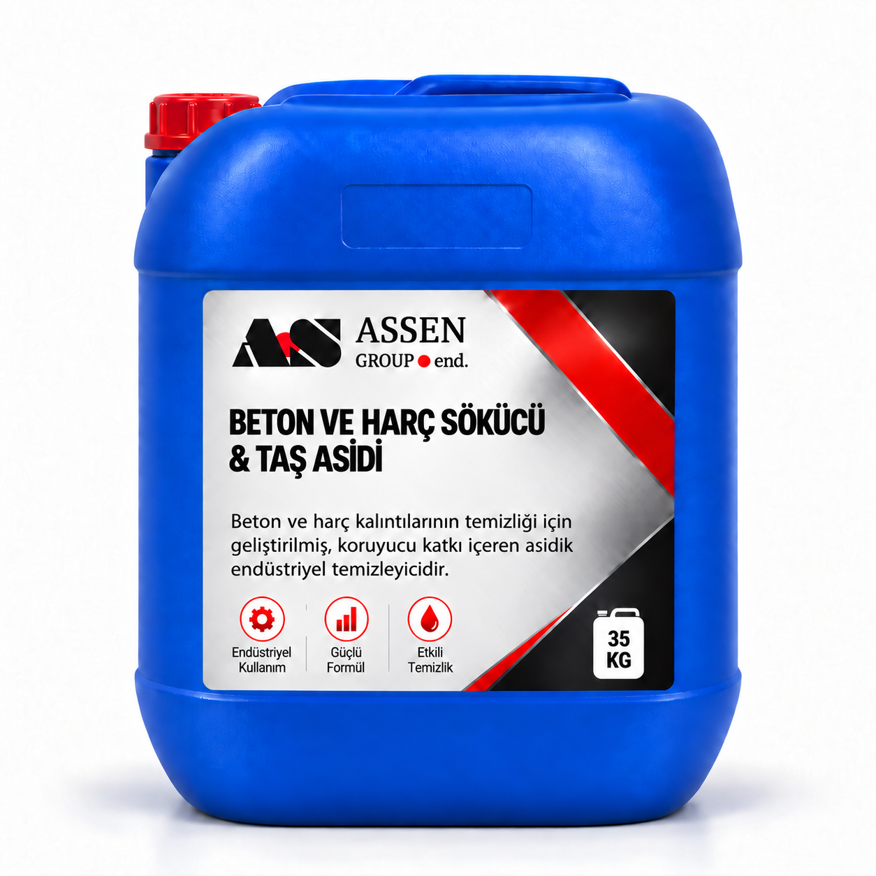 ASSEN konsantre harç ve beton sökücü 35 kg ambalaj